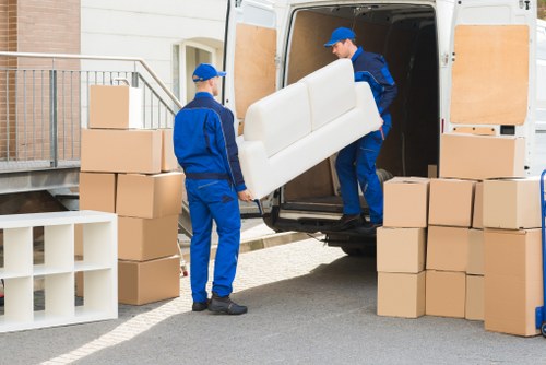 Commercial office furniture moving service in Soho central London