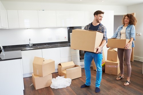 Office relocation planning with labels and logistics for Soho businesses