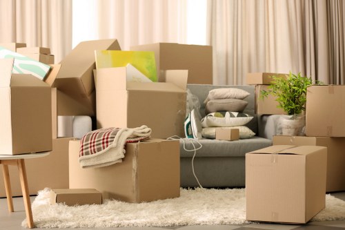 Packing and furniture protection for a Soho home move