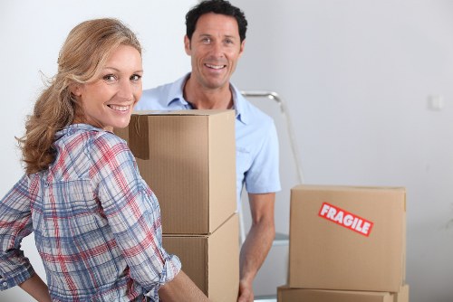 Residential packing boxes suited to Soho apartments and stair access