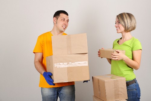 Packing and loading items for a short-notice Soho removal
