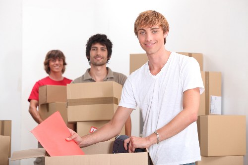 Careful loading of furniture for a Soho relocation