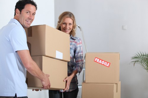 Careful loading and transport for a Soho relocation service